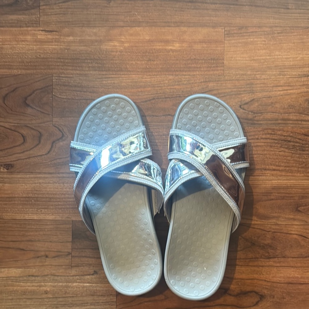 Vionic Silver And Gray Sandals - image 1